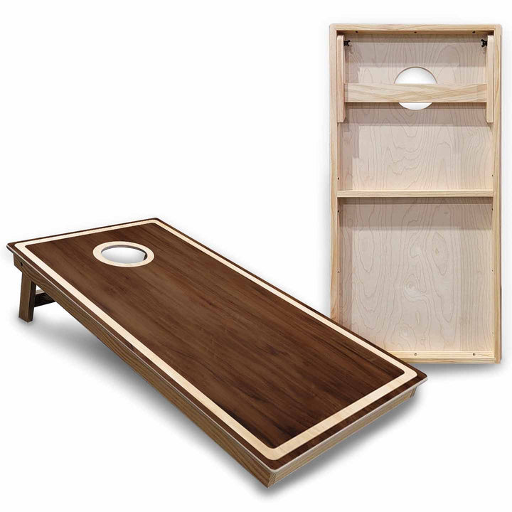 Rustic Wood Cornhole Boards - Backyard Series