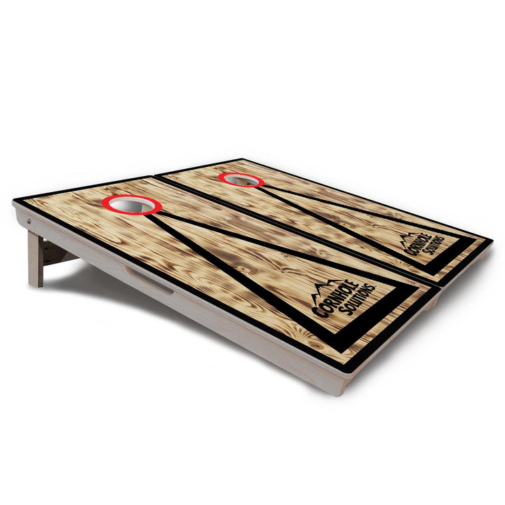 Burnt Triangle CS Logo Cornhole Boards - Professional Tournament Series