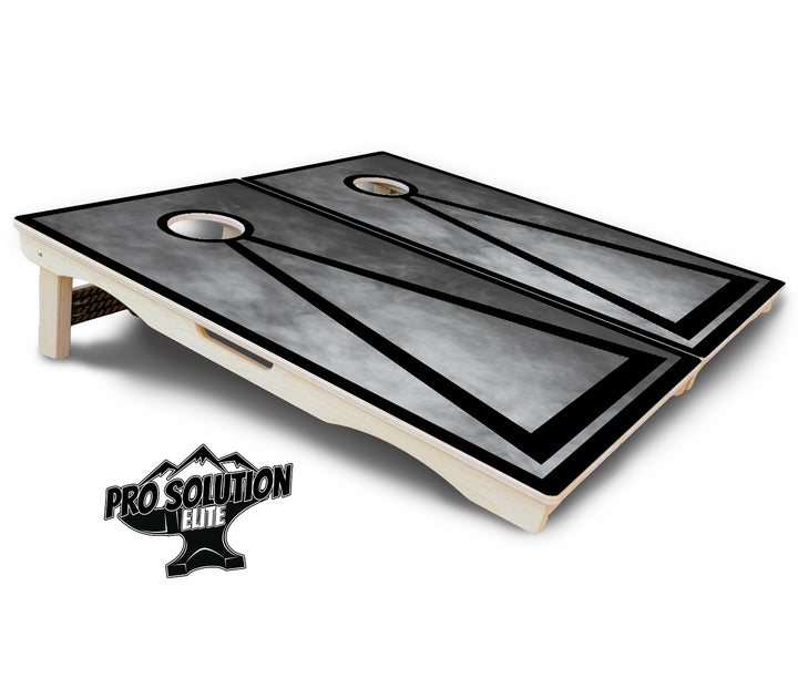 Smoke Triangle Cornhole Boards - Pro Solution Elite Series