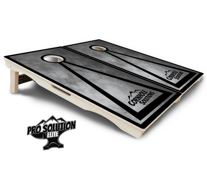 Smoke Triangle Cornhole Boards - Pro Solution Elite Series