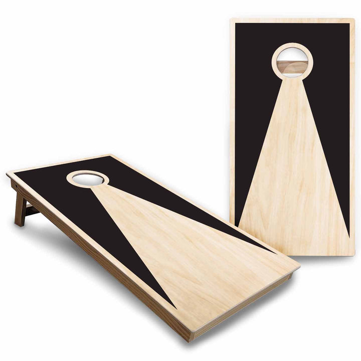 Rustic Wood Cornhole Boards - Backyard Series