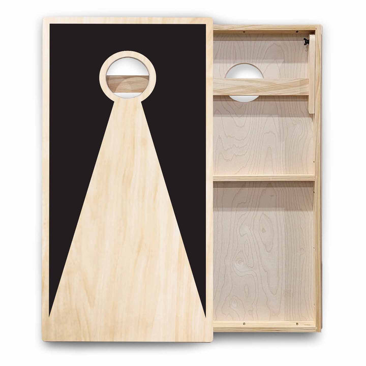 Rustic Wood Cornhole Boards - Backyard Series