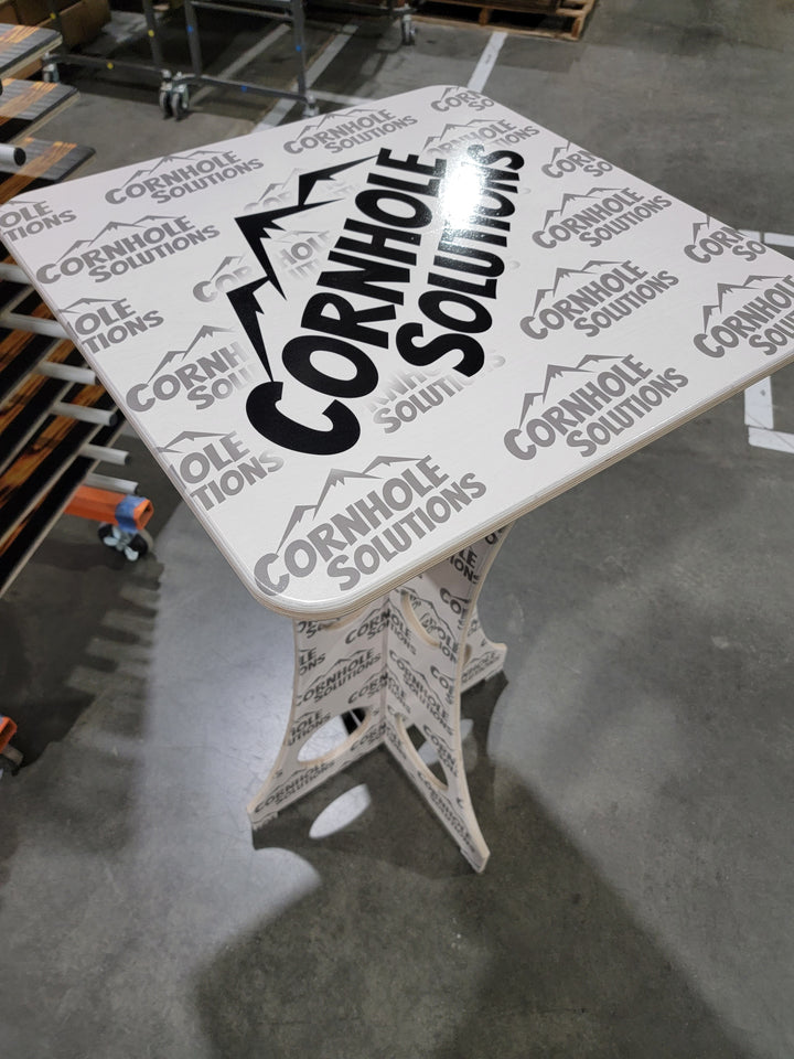 Custom Flatpack Table - Bar-Height, Easy Assembly