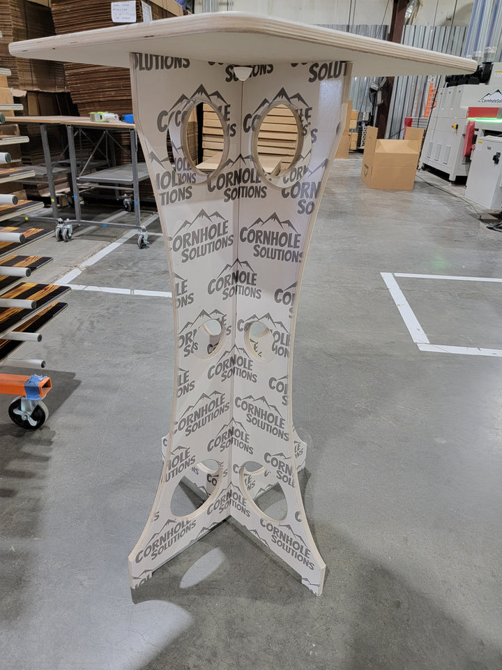 Custom Flatpack Table - Bar-Height, Easy Assembly