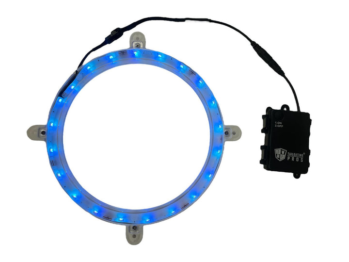 LED Cornhole Light Ring Set (Pair) – 20 Color Modes
