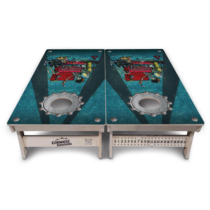Artist Series Cornhole Boards - Professional Tournament Series - Garage Life