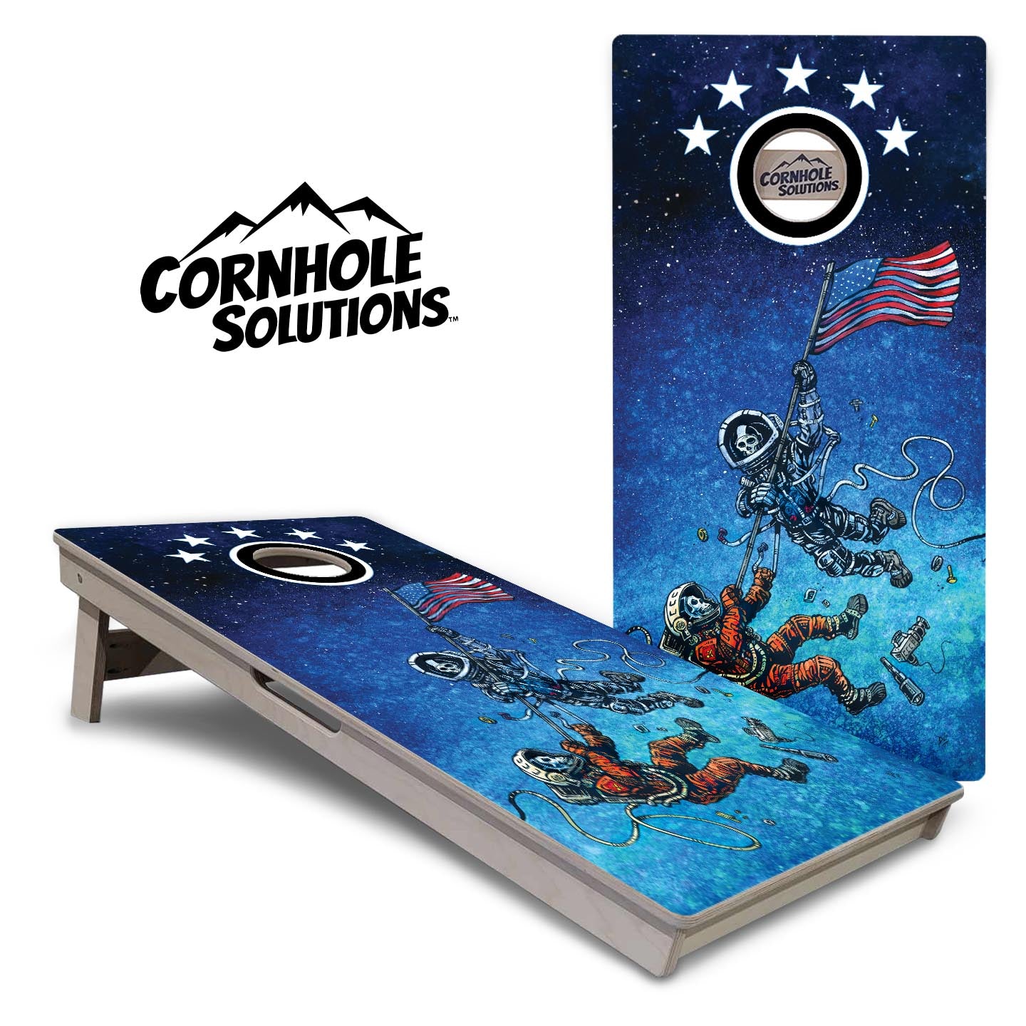 Artist Cornhole Boards - Professional Tournament Series - Space