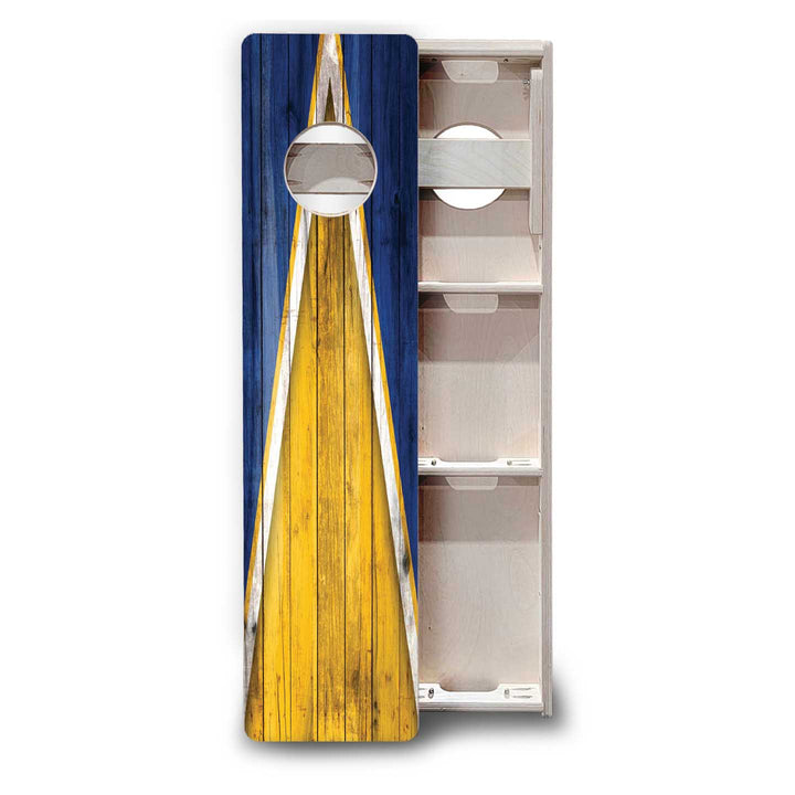 Training Skinny Boards - Sports Theme - Yellow & Blue