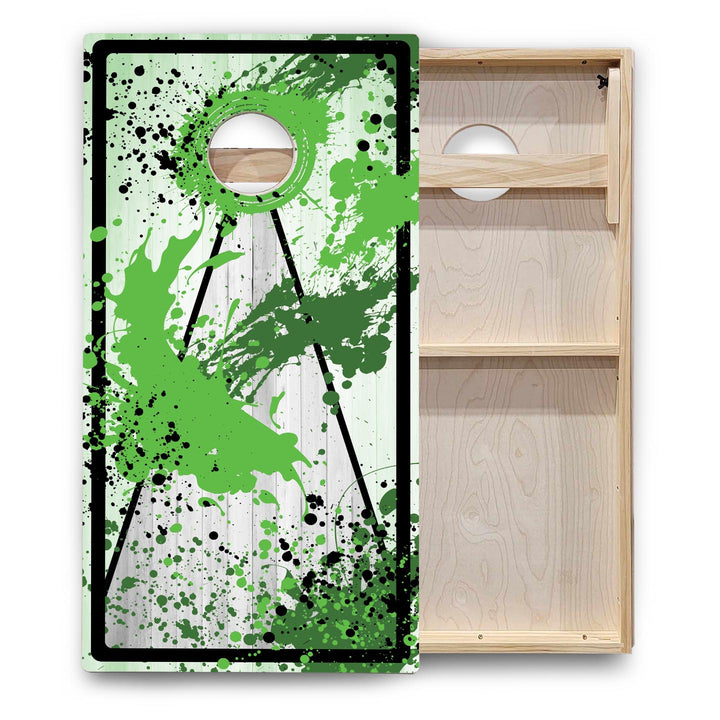 Paint Splatter Cornhole Boards - Backyard Series
