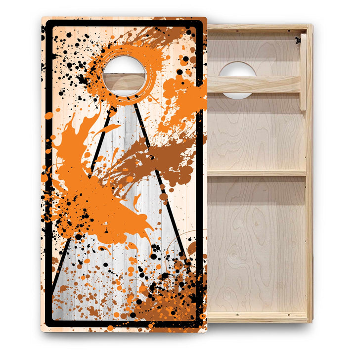 Paint Splatter Cornhole Boards - Backyard Series