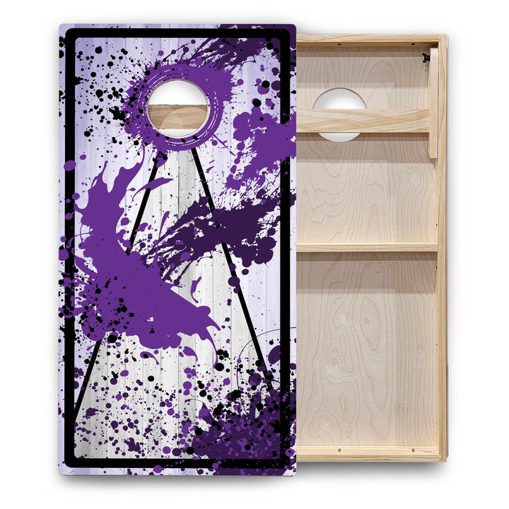 Paint Splatter Cornhole Boards - Backyard Series