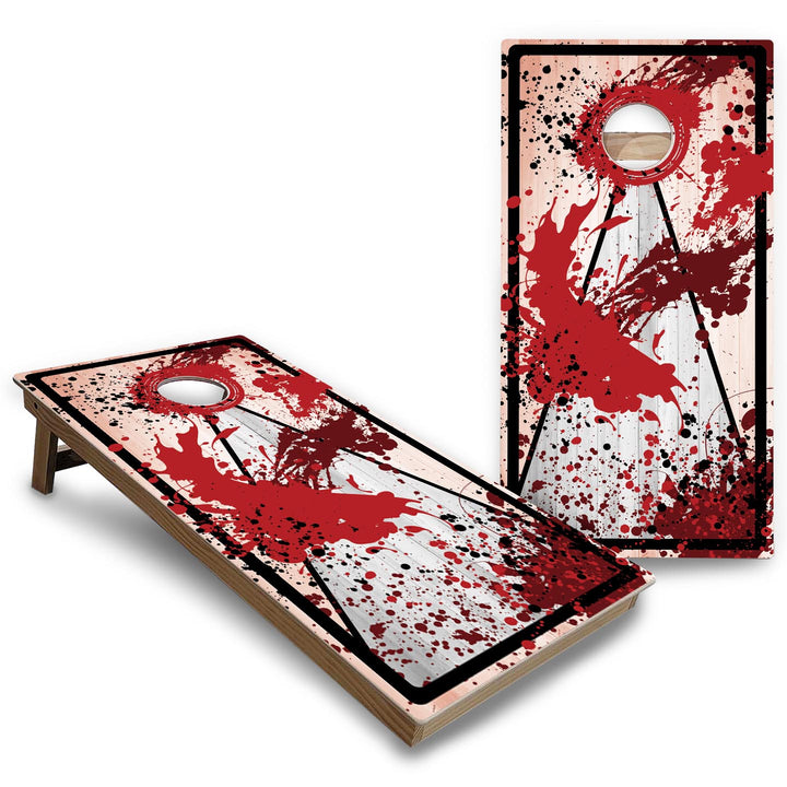 Paint Splatter Cornhole Boards - Backyard Series
