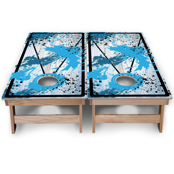 Paint Splatter Cornhole Boards - Backyard Series