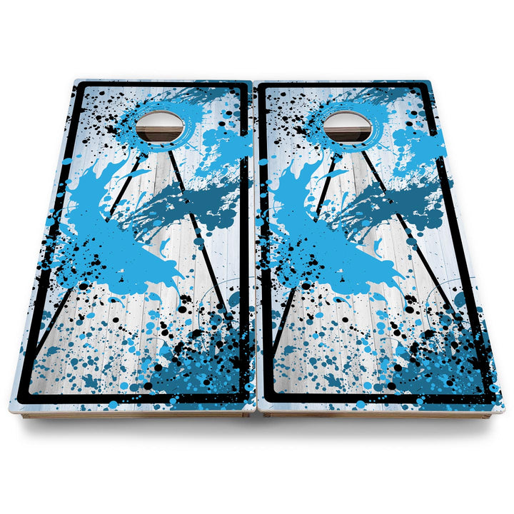 Paint Splatter Cornhole Boards - Backyard Series