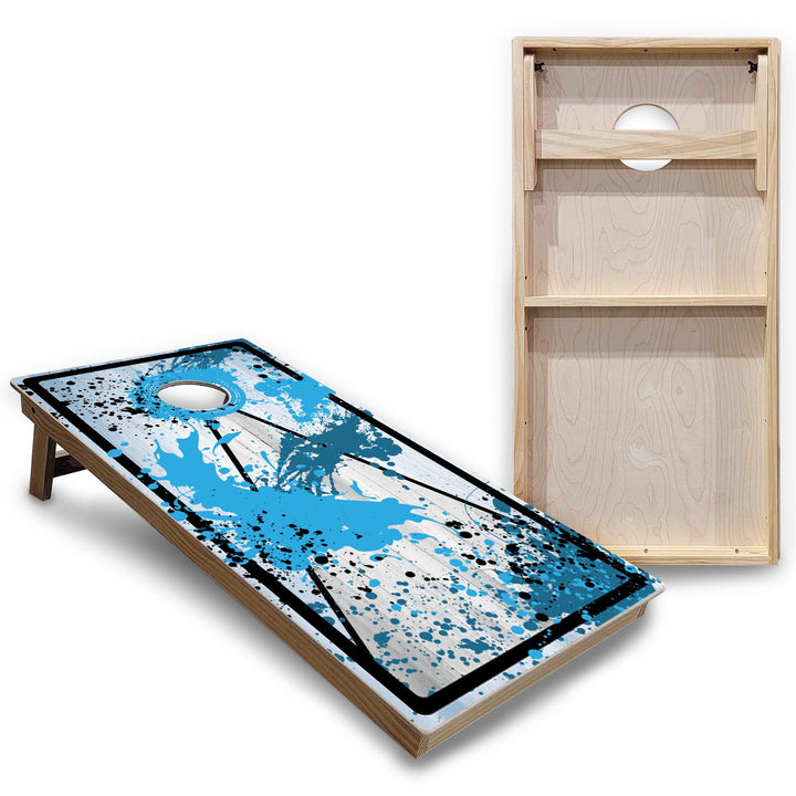Paint Splatter Cornhole Boards - Backyard Series