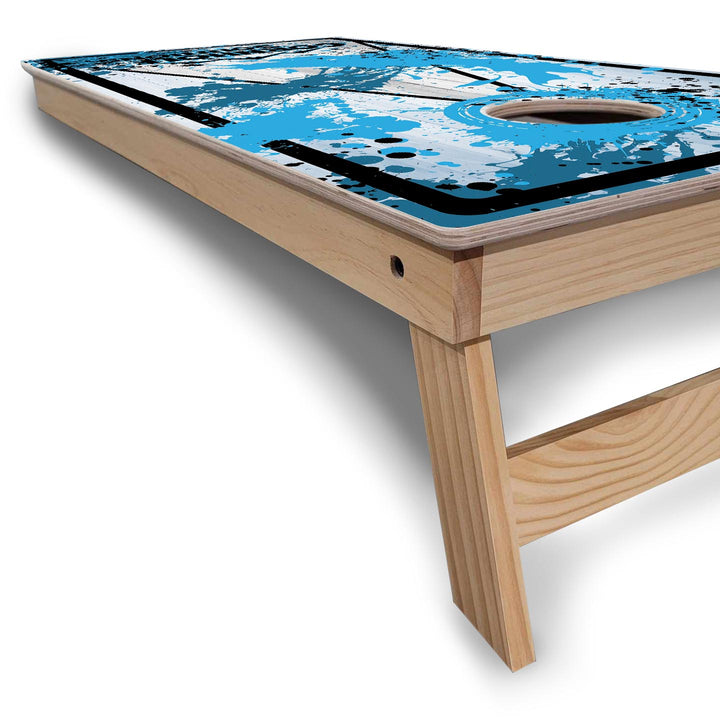 Paint Splatter CS Logo Cornhole Boards - Backyard Series