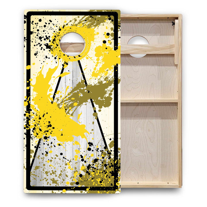 Paint Splatter Cornhole Boards - Backyard Series