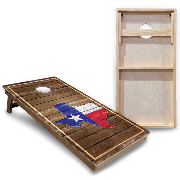 Texas Themed Cornhole Boards - Backyard Series