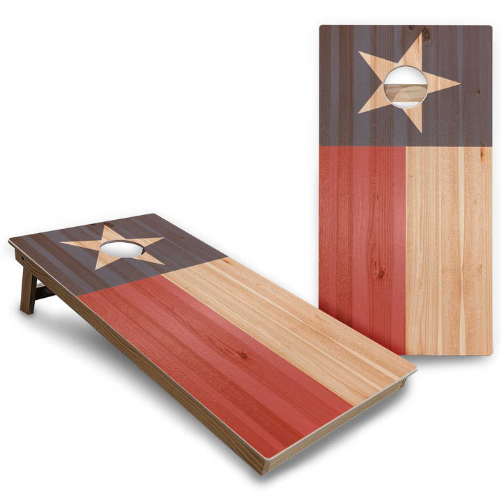 Texas Themed Cornhole Boards - Backyard Series
