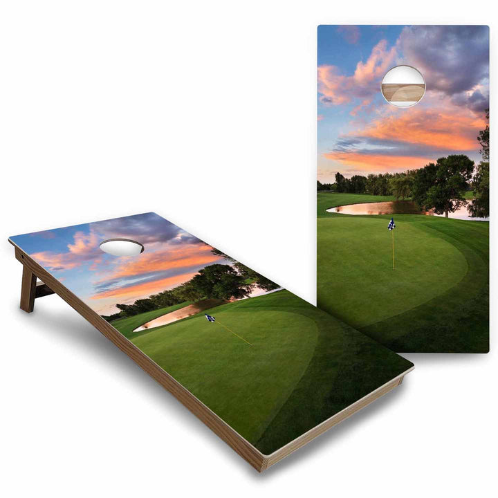 Sports Themed Cornhole Boards - Backyard Series