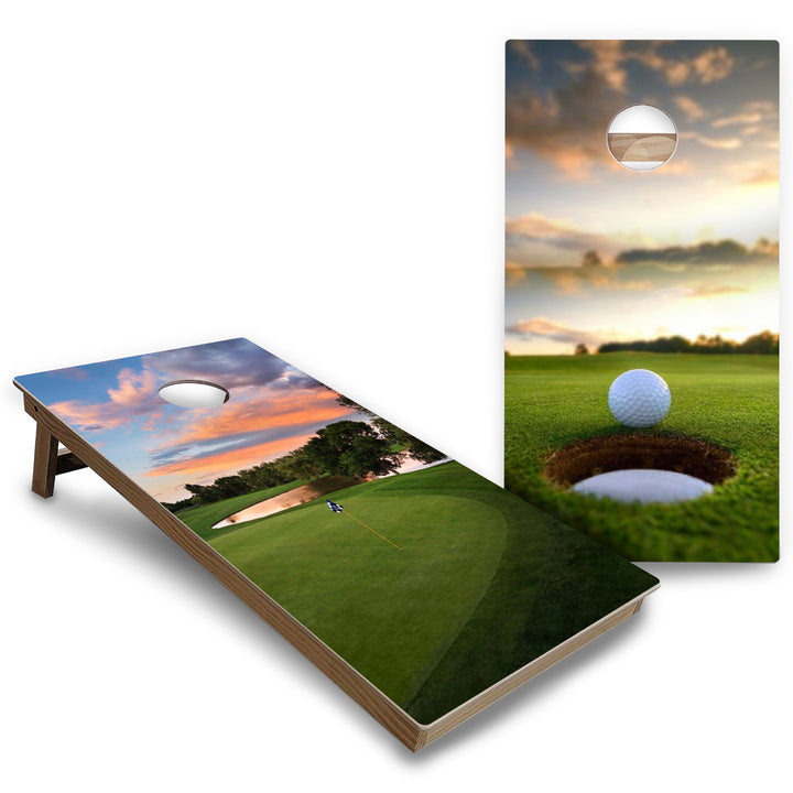 Sports Themed Cornhole Boards - Backyard Series