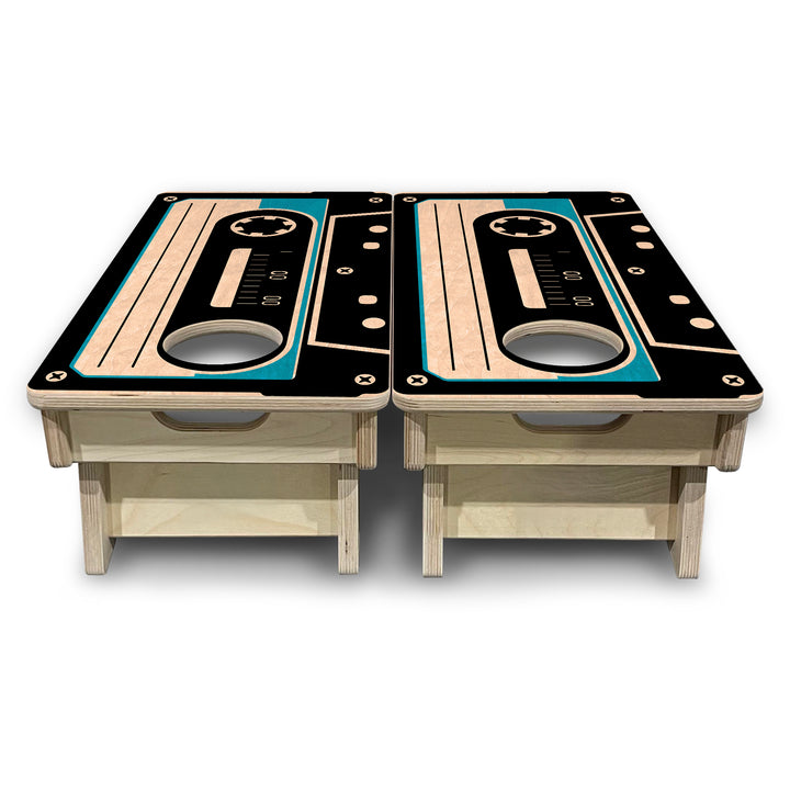 Cassette Tape - Mini or Vacation Size Cornhole Boards