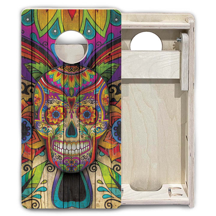Sugar Skull - Mini or Vacation Size Cornhole Boards