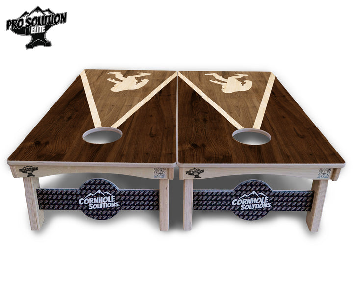 Bigfoot Triangle Cornhole Boards - Pro Solution Elite Series