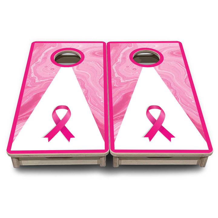 Cancer Awareness - Mini or Vacation Size Cornhole Boards