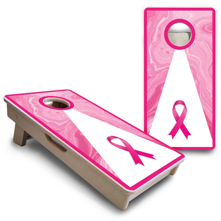 Cancer Awareness - Mini or Vacation Size Cornhole Boards