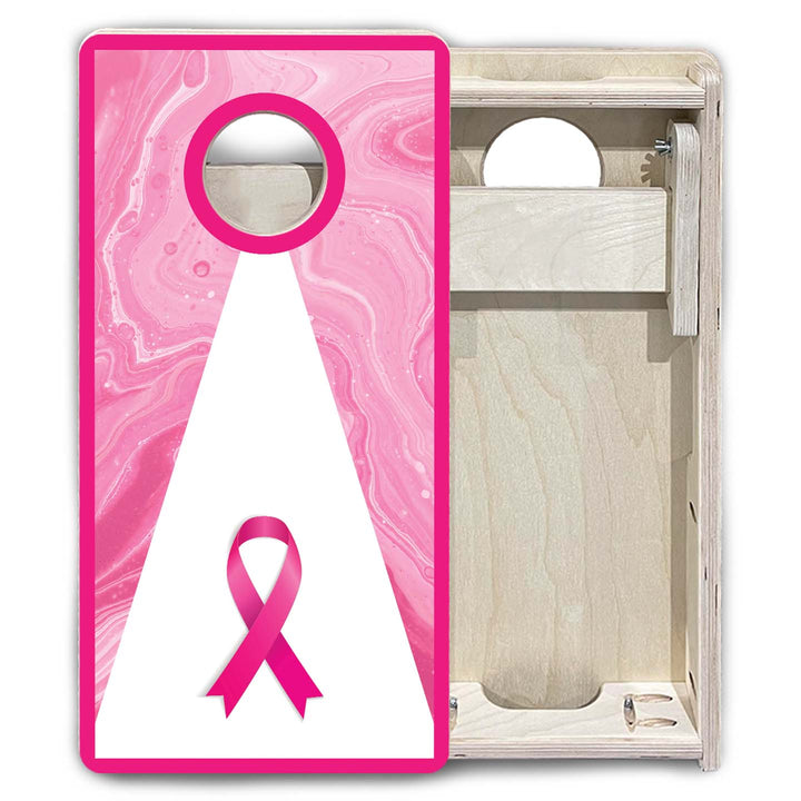 Cancer Awareness - Mini or Vacation Size Cornhole Boards