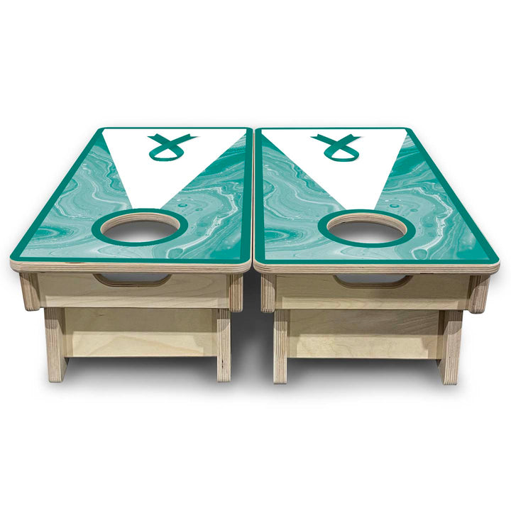 Cancer Awareness - Mini or Vacation Size Cornhole Boards