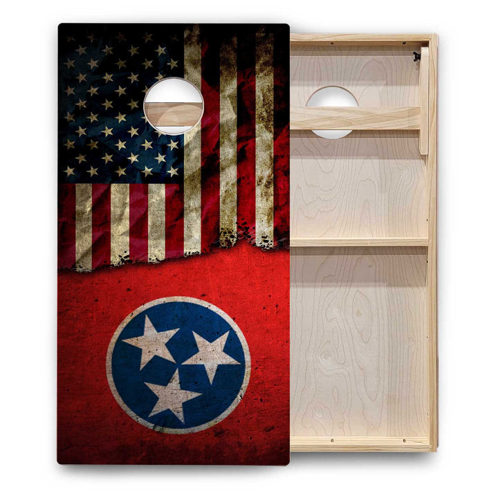 State Themed Cornhole Boards - Backyard Series