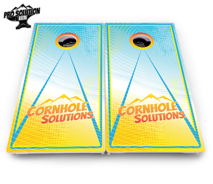 Summertime Cornhole Boards - Pro Solution Elite Series