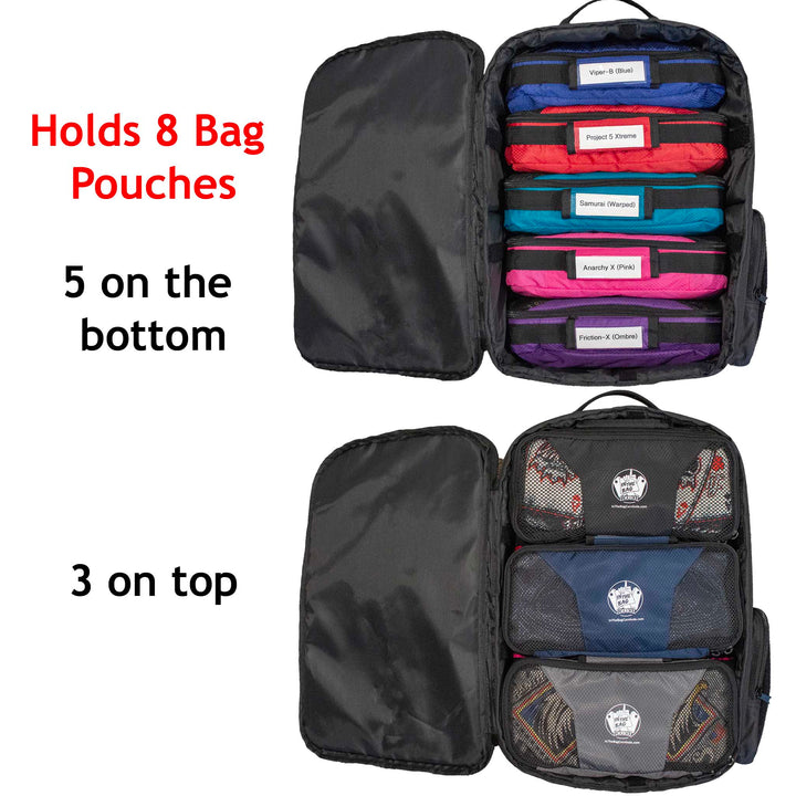 Cornhole Backpack for 8 Sets of Bags
