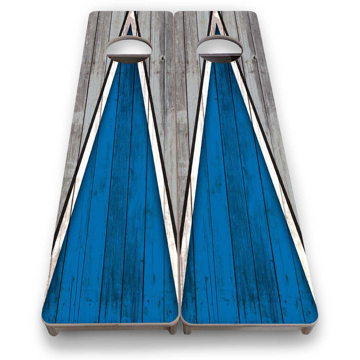 Training Skinny Boards - Sports Theme - Blue & Grey