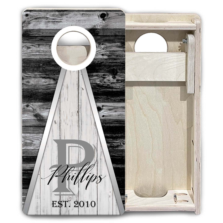 Wedding Triangle - Mini or Vacation Size Cornhole Boards