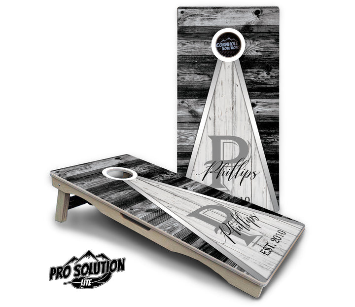 Wedding Triangle Cornhole Boards - Pro Solution Lite Series
