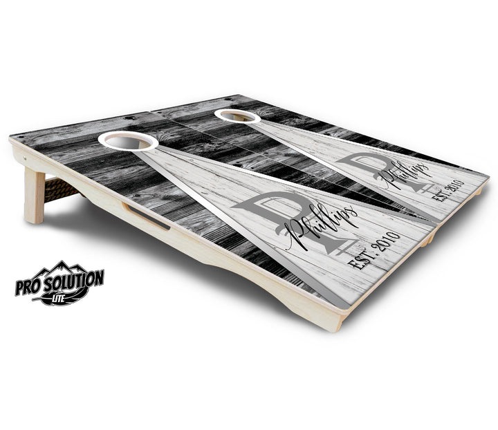 Wedding Triangle Cornhole Boards - Pro Solution Lite Series