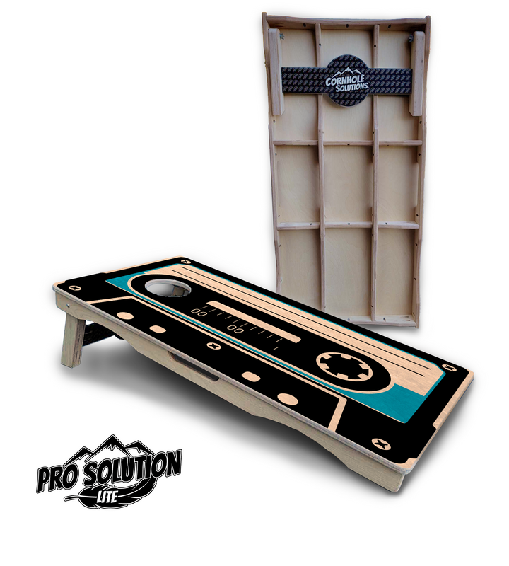 Cassette Tape Cornhole Boards - Pro Solution Lite Series