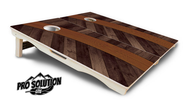 Curved Wood Cornhole Boards - Pro Solution Lite Series