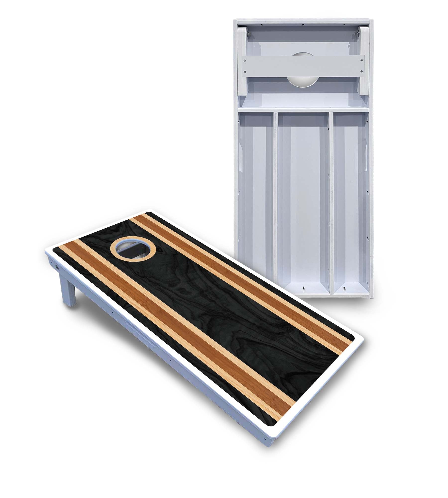 Waterproof - Dark Wood Design - All Weather Boards – Cornhole