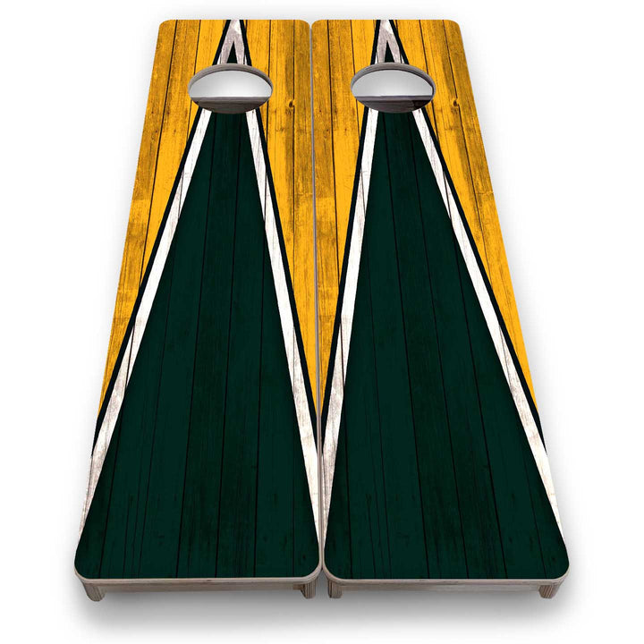 Training Skinny Boards - Sports Theme - Green & Gold