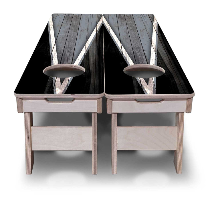 Training Skinny Boards - Sports Theme - Black & Grey