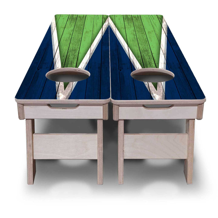 Training Skinny Boards - Sports Theme - Lime & Navy