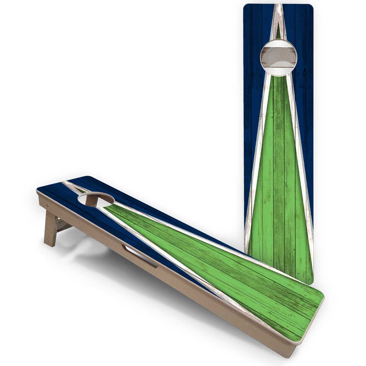 Training Skinny Boards - Sports Theme - Lime & Navy