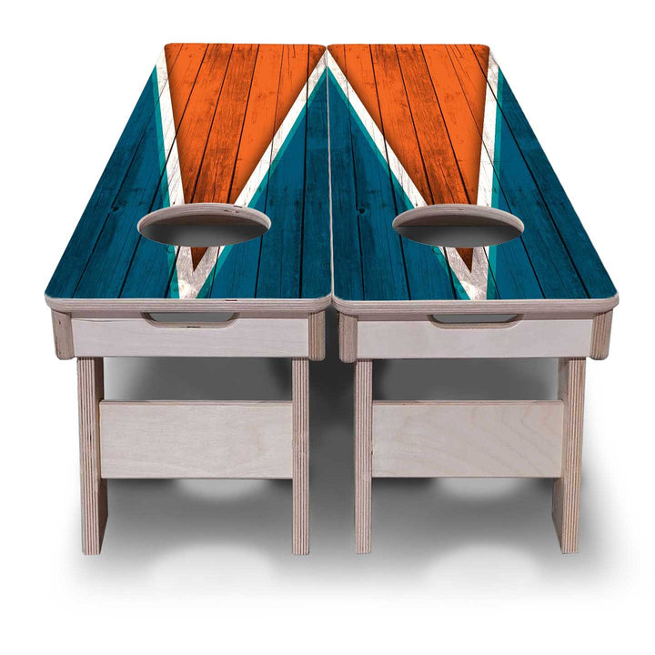 Training Skinny Boards - Sports Theme - Orange & Turquoise