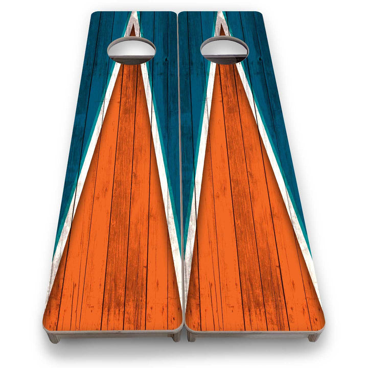 Training Skinny Boards - Sports Theme - Orange & Turquoise
