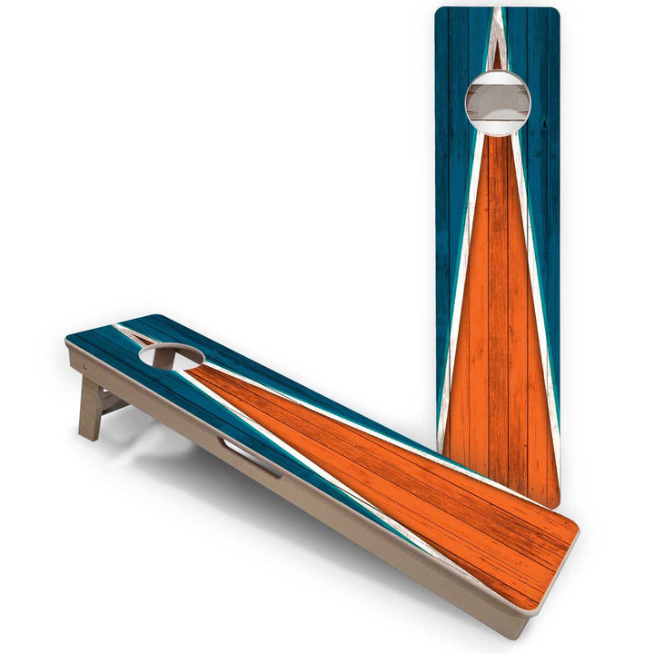 Training Skinny Boards - Sports Theme - Orange & Turquoise