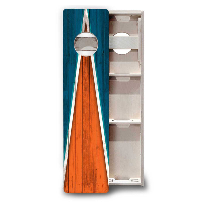 Training Skinny Boards - Sports Theme - Orange & Turquoise